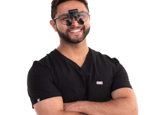Zestaw produktów Orascoptic - Lupa stomatologiczna Luxe by Orascoptic 2,5x + światło bezprzewodowe SPARK