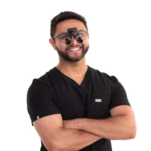 Zestaw produktów Orascoptic - Lupa stomatologiczna Luxe by Orascoptic 2,5x + światło bezprzewodowe SPARK